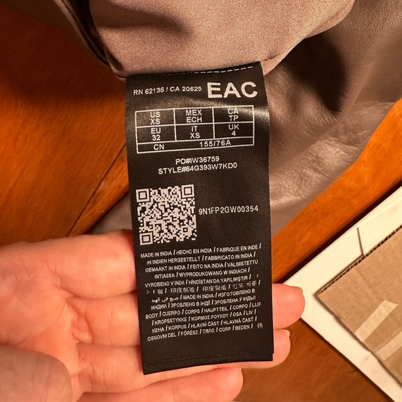 Marciano | Taupe Leather Jacket - Picture 5 of 7